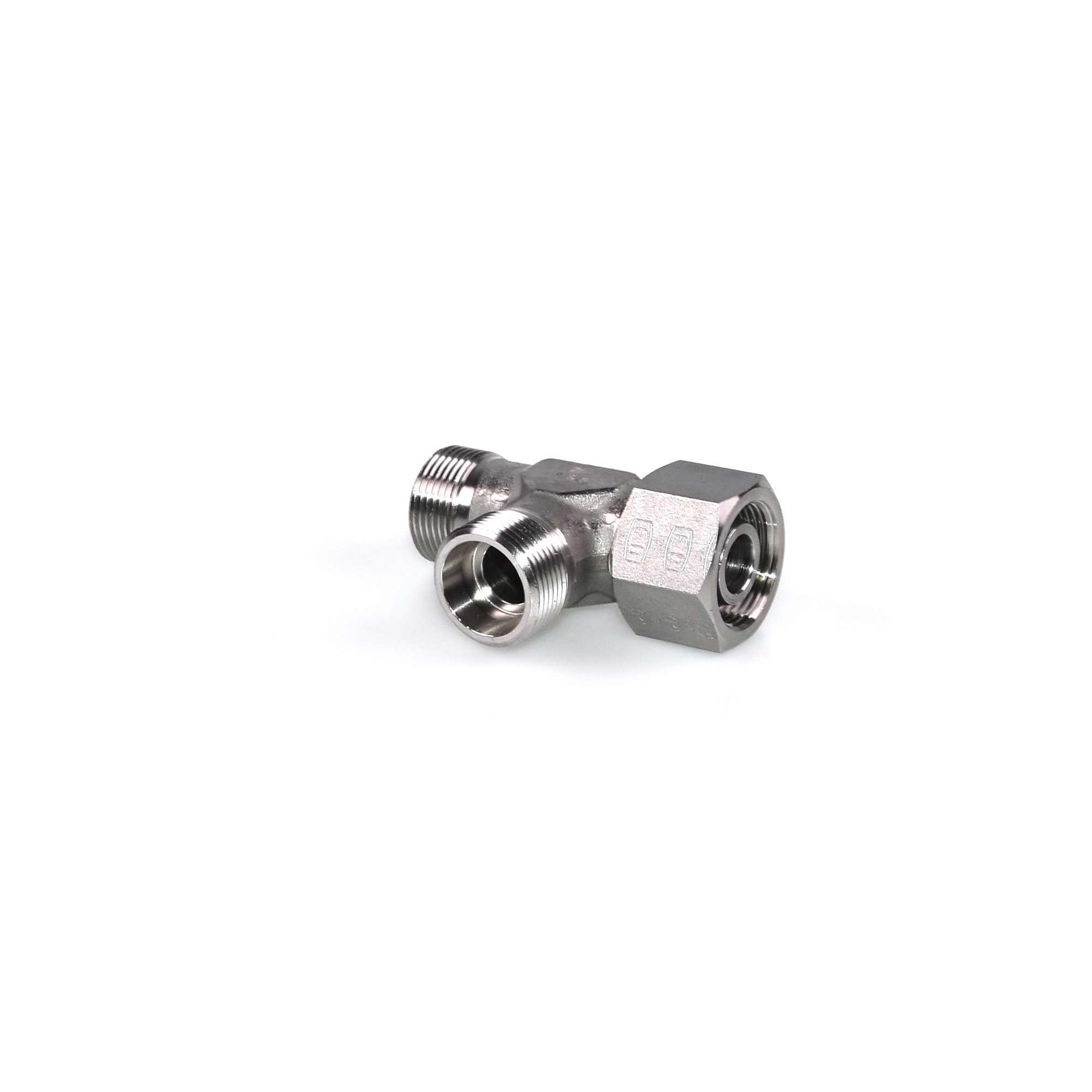 EL20SOMD71 Parker Ermeto Swivel nut run tee EO 24° cone end / EO